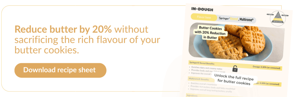 reduce butter by 20% with yeast extract