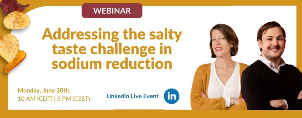 Sodium reduction webinar Biospringer by Lesaffre Sodium reduction webinar Biospringer by Lesaffre
